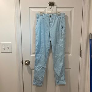 Powder Blue Gap Girlfriend Chinos